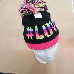 Place 1989 Childrens Pom Hat #LOVE Heart